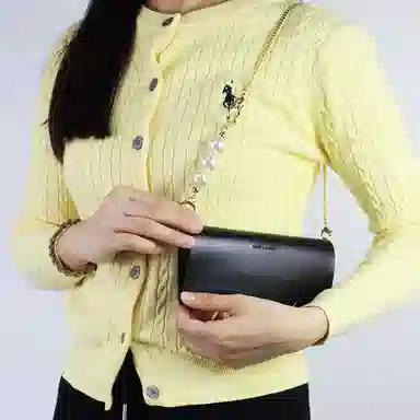 Saint Laurent Sunglasses Chain Strap White