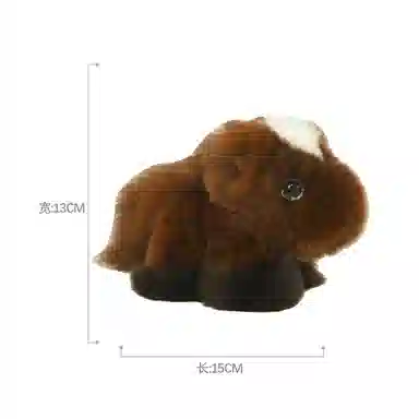 COACH City 33 Tote Bag Charm Plush Keychain