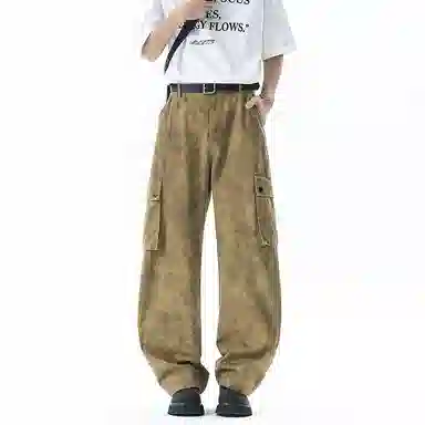 么宁 休闲百搭时尚牛仔裤 男女同款