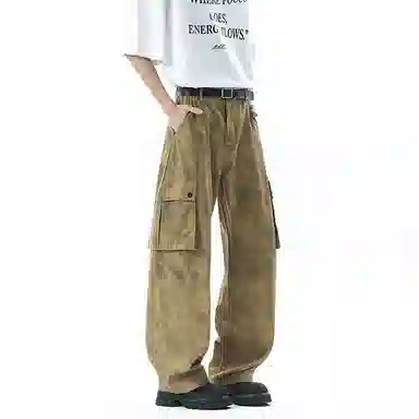 么宁 休闲百搭时尚牛仔裤 男女同款