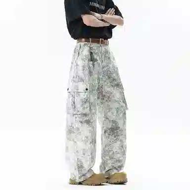 么宁 休闲百搭时尚牛仔裤 男女同款