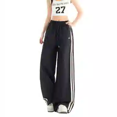 如续 经典双杠撞色设计速干休闲裤 女款