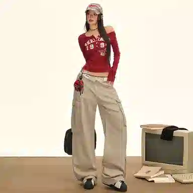 如续 通勤舒适简约牛仔裤 女款