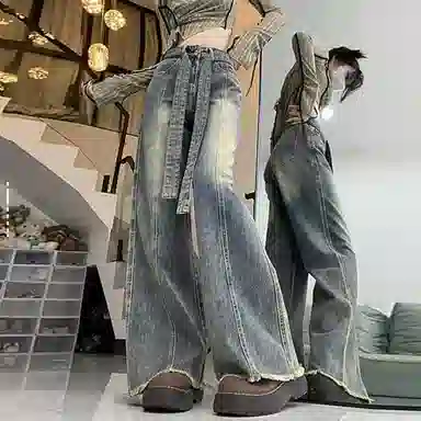 如续 宽松舒适休闲牛仔裤 女款