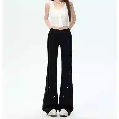 如续 简约通勤优雅牛仔裤 女款