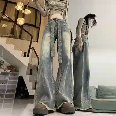 如续 宽松舒适休闲牛仔裤 女款