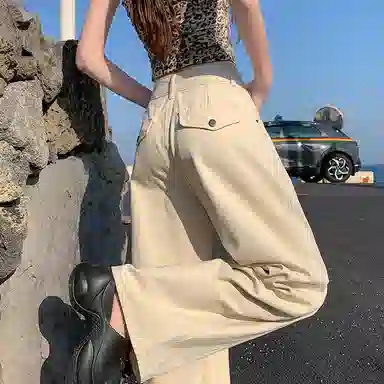 如续 百搭时尚气质高腰牛仔裤 女款