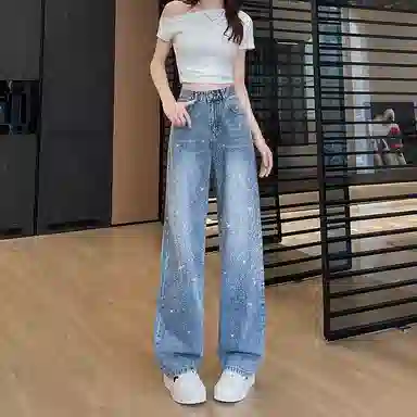 如续 休闲舒适简约牛仔裤 女款