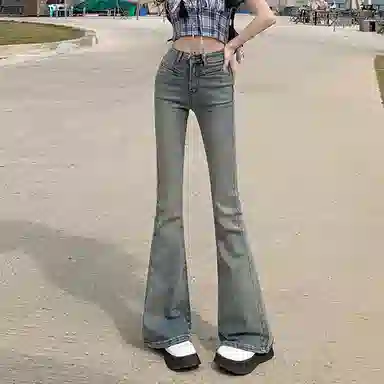 如续 百搭水洗修身简约舒适牛仔裤 女款