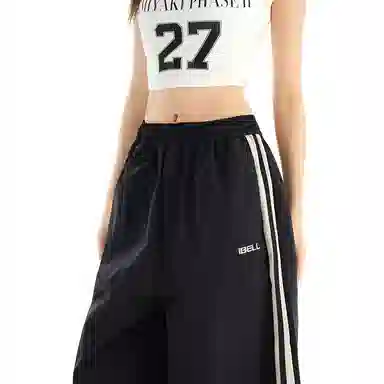 如续 经典双杠撞色设计速干休闲裤 女款