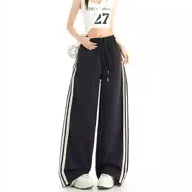 如续 经典双杠撞色设计速干休闲裤 女款