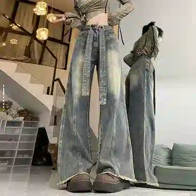 如续 宽松舒适休闲牛仔裤 女款