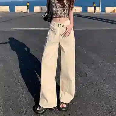 如续 百搭时尚气质高腰牛仔裤 女款