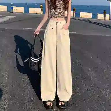 如续 百搭时尚气质高腰牛仔裤 女款