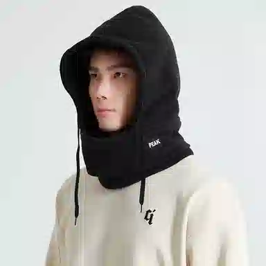 匹克 双面多功能高颜值 冬季保暖护耳 防静电 聚酯纤维 帽子 男女同款情侣款