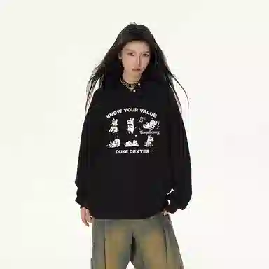 Duke+Dexter Hoodie Logo Print