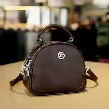 戈兰黛 轻便百搭双隔层 牛皮 手提包 女款 多色