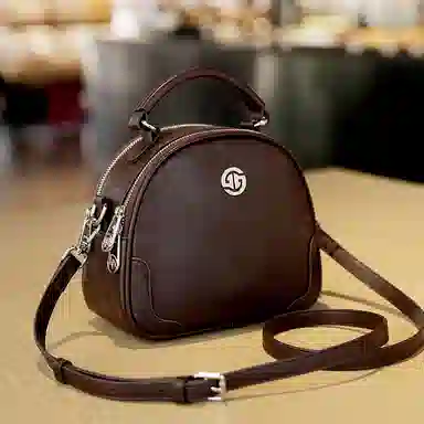 戈兰黛 轻便百搭双隔层 牛皮 手提包 女款 多色