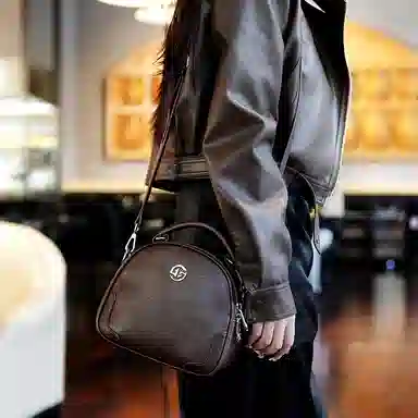 戈兰黛 轻便百搭双隔层 牛皮 手提包 女款 多色