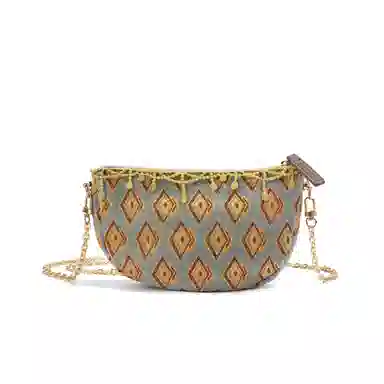 雅诗兰黛【定制化妆包】小花 金穗流苏 美式复古 浪漫 精致 优雅 华丽 约会 通勤 复古凌格帆布化妆收纳包 便携