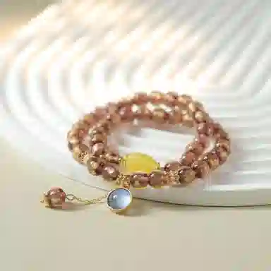 【文昌 逢考必过】 含藏 新中式 禅意风  国风 琉璃 手串 女款