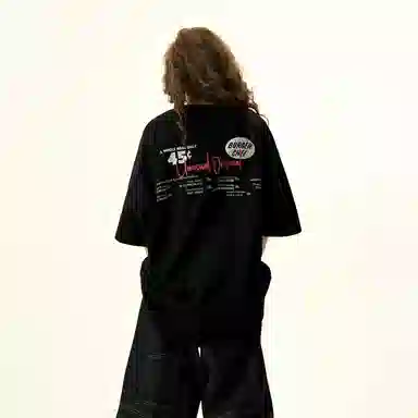 TH FABRICATE Vintage Print T-Shirt