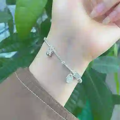 DREAMPETAL Prosperity Coin Bracelet S925 Silver