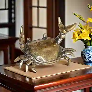 锦象鹤 螃蟹摆件 其他静态模型