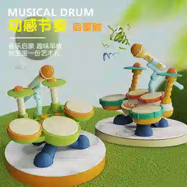 锦象鹤 架子鼓 玩具击打乐器