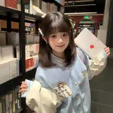 悍戈 美式猫爪刺绣学院风宽松休闲春秋季外套夹克 男女同款