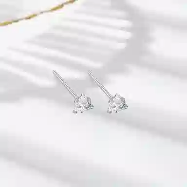 EGX Zircon Stud Earrings