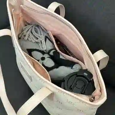 Fairwhale Classic Tote Bag Pink