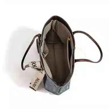 Fairwhale Vintage Print Tote Bag