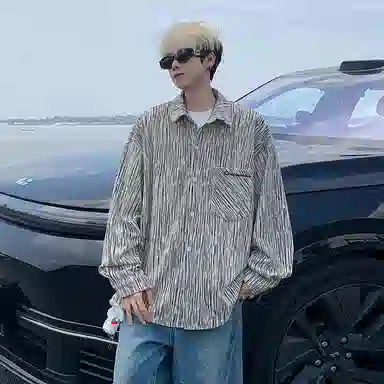 MEIPIN TANG Vintage Corduroy Shirt