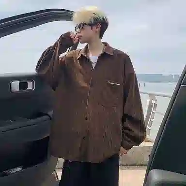 MEIPIN TANG Vintage Corduroy Shirt