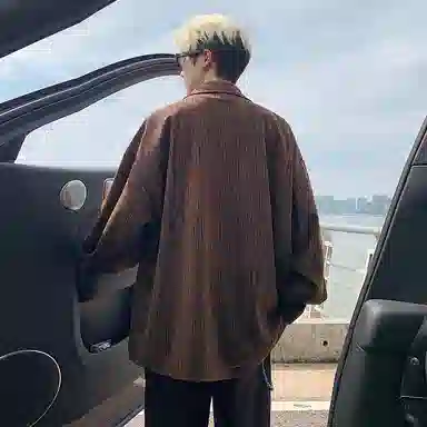 MEIPIN TANG Vintage Corduroy Shirt