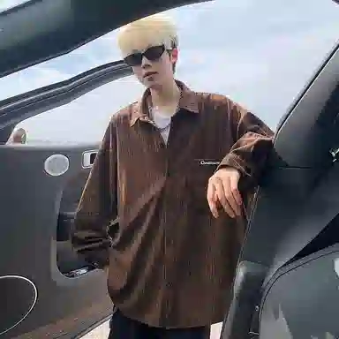 MEIPIN TANG Vintage Corduroy Shirt