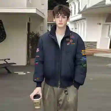 DUKE+DEXTER Aviator Puffer Jacket