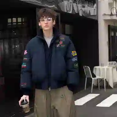 DUKE+DEXTER Aviator Puffer Jacket