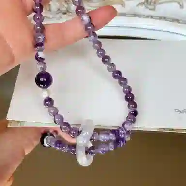 【一夜暴富紫定来财】 水贝 新中式国潮梦幻能量 招财纳福 九紫离火紫气盈门 紫气东来引富奔贵 招财纳福#好运天然 紫水晶 手串 女款