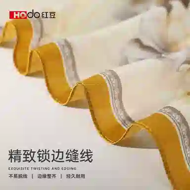 红豆 真丝时尚小方巾 经典设计简约大方 桑蚕丝 丝巾 女款