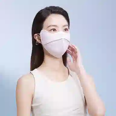 红豆 防紫外线脸基尼鱼骨支撑透气不闷 氨纶 防晒面罩 女款