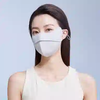 红豆 防紫外线脸基尼鱼骨支撑透气不闷 氨纶 防晒面罩 女款