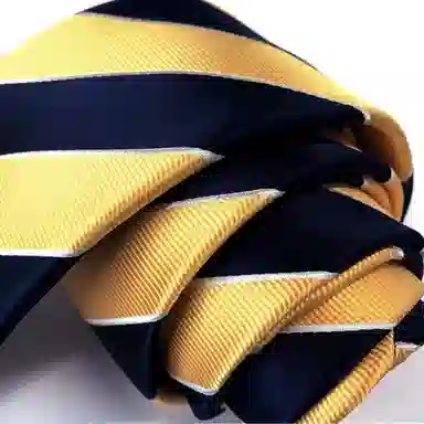 红豆 手打款条纹高端结婚新郎商务正装西装 涤纶丝 领带 男款