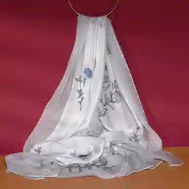 红豆 时尚长巾 百搭经典设计 桑蚕丝 丝巾 女款