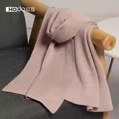 红豆 保暖 加厚 简约 时尚 羊毛 绒线围巾 女款