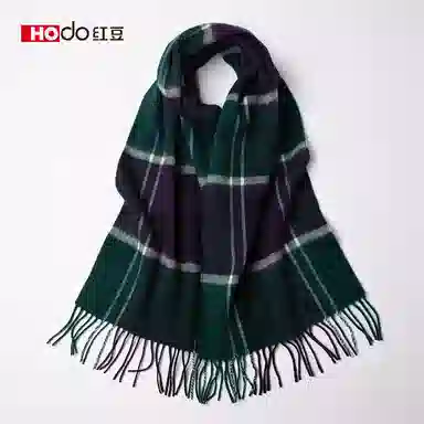 红豆 保暖加厚简约简单英伦格时尚 羊毛 绒线围巾 女款