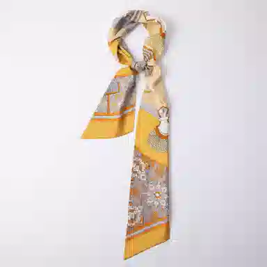 红豆 时尚绑包轻盈柔软经典设计简约大方 桑蚕丝 丝巾 女款