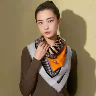 红豆 个性时尚舒适保暖 羊毛 绒线围巾 男女同款情侣款