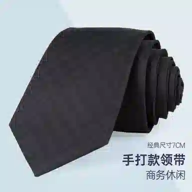 红豆 品牌礼盒款手打款求职面试结婚演讲正装休闲商务 聚酯纤维 领带 男款